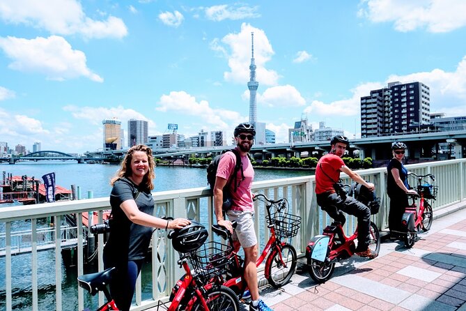 3h Tokyo E-Bike Tour: Hidden Gems, and Local Life with guide - The afternoon route: subculture, crafts, temples, and sumo