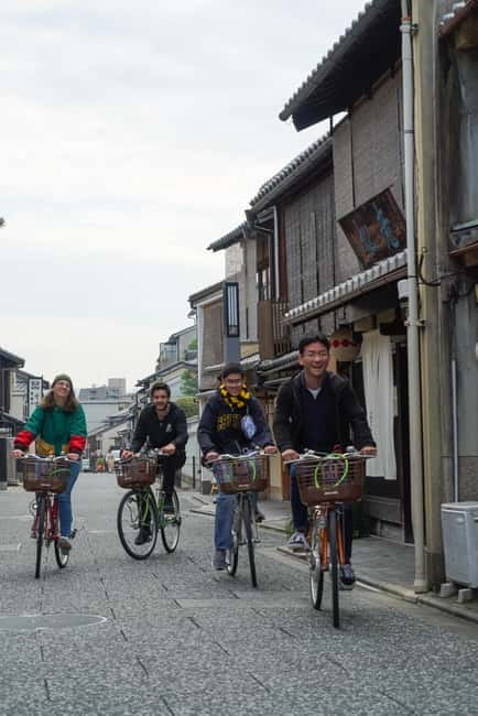4.5-hr Kyoto Historical Highlights Bike Tour with UNESCO - Cycling through Kyoto toward Nanzen-ji