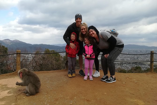 Afternoon Kyoto Bike Tour: Bamboo Forest, Monkeys & Hidden Spots - Monkey Park Iwatayama and the uphill walk