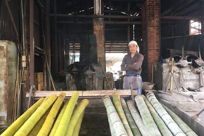 Become a local! A Walking Tour of Arts, Crafts&Onsen Culture - Watching Oita bamboo take shape at Nagai Bamboo Factory