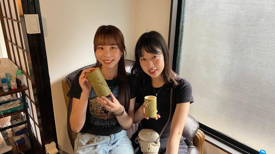 Beppu: Bamboo Lantern Workshop - Designing holes that become your lantern’s character
