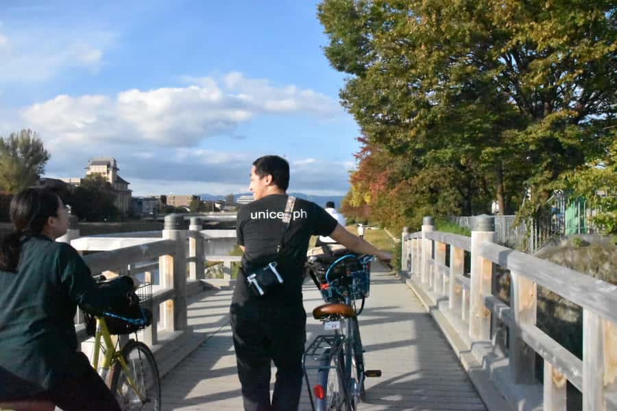 Cycle Kyoto's Hidden Gems & Gion Stroll - University streets and quiet residential Kyoto