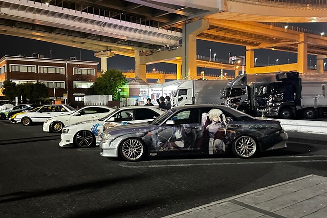 Daikoku Car Club Temporary Membership - Daikoku Parking Area and the car meet