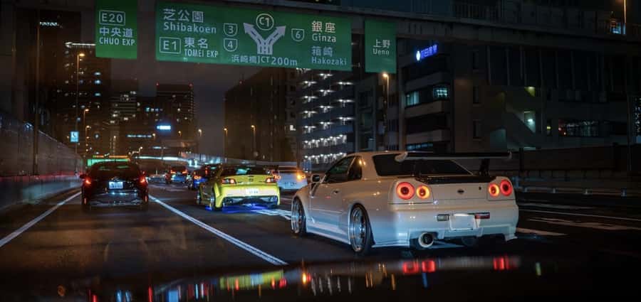 Daikoku & Tokyo Private JDM Tour by 700HP R34 GT-R - Tokyo car culture from the passenger seat