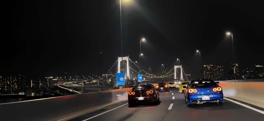 Daikoku & Tokyo Private JDM Tour by 700HP R34 GT-R - A PIT Autobacs: more than a regular auto store