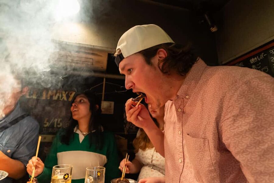 Eat Our Favorites! Osaka’s Backstreet Dining - Takoyaki starts the Osaka food lesson