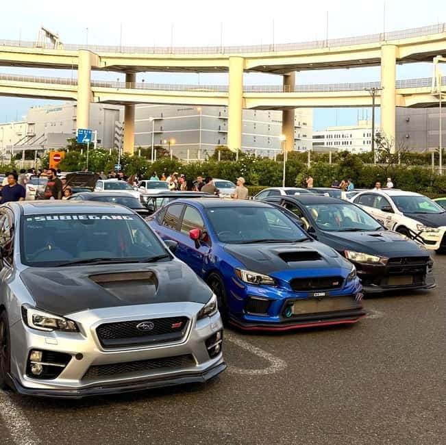 EVO, WRX, Skyline – JDM Night Run to Daikoku Car Meet - Key points at a glance