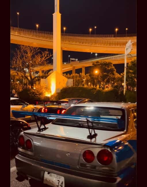 EVO, WRX, Skyline – JDM Night Run to Daikoku Car Meet - Daikoku Parking Area, the night’s main stop