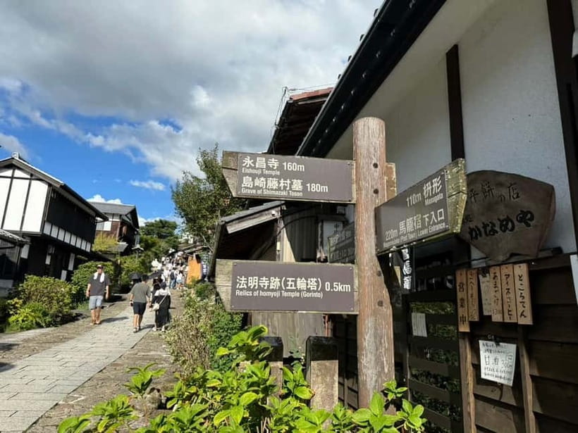 From Nagoya: Inuyama Castle, Ena Gorge, Magome, Tsumago Tour - Magome-juku, stone streets and a useful lunch break