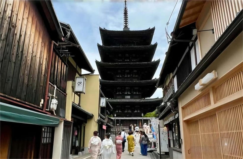 From Osaka: Nara Deer & Kyoto Kiyomizudera Sightseeing Tour - Fushimi Inari’s long corridor of torii