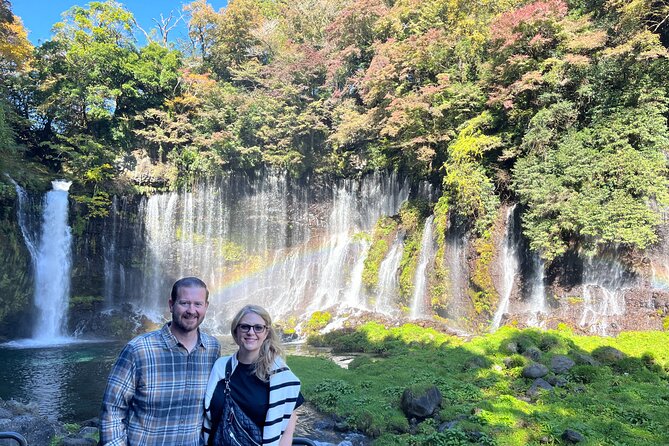 Fuji Highlights Group Car Tour by Shimizu Port with Local Guide - Lake Tanuki: a quiet opening view of Fuji