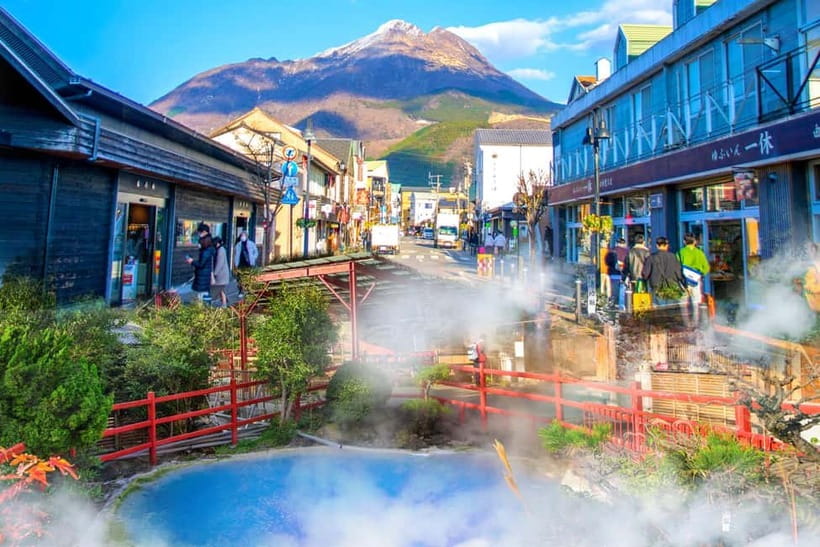 Fukuoka: Yufuin & Beppu Day Tour (Dazaifu / Brewery Options) - Kamado Jigoku and the hot springs of Beppu