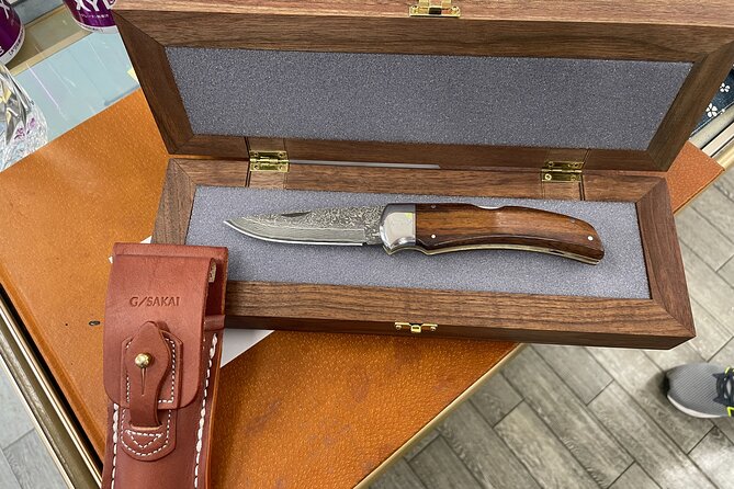 Gifu Samurai Sword Town;Japanese Damascus Knife Making Experience - Assembling and Personalizing Your Knife