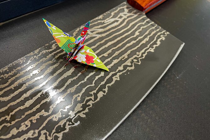 Gifu Samurai Sword Town;Japanese Damascus Knife Making Experience - Cutting Fresh Vegetables With Your Finished Blade
