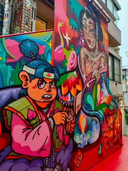 Graffiti in Tokyo Walking Tour: Shibuya and Harajuku - A short but useful look at Harajuku
