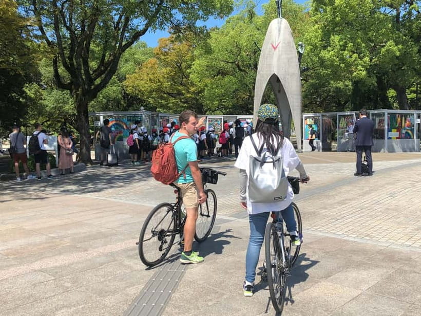 Hiroshima: City and Miyajima Bike and Boat Tour - Key points at a glance
