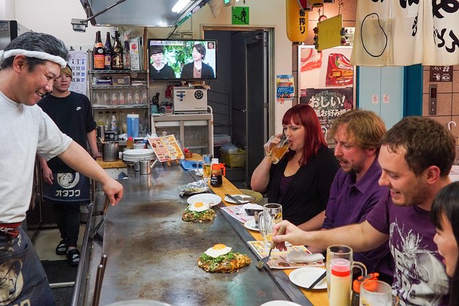 Hiroshima Izakaya Food and Drink Night Tour - Nagarekawacho after dark
