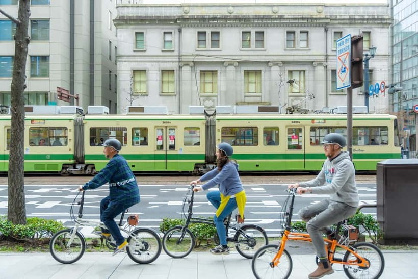 Hiroshima: Peace Cycling Tour with Local Guide - The two-hour route: Peace Park, streetcars, and the rebuilt city