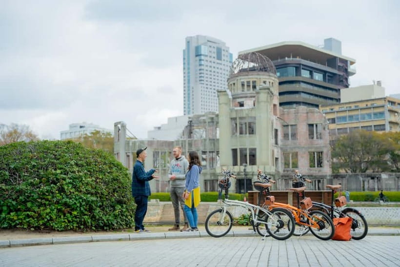 Hiroshima: Peace Cycling Tour with Local Guide - Electric bikes, pace, and practical comfort