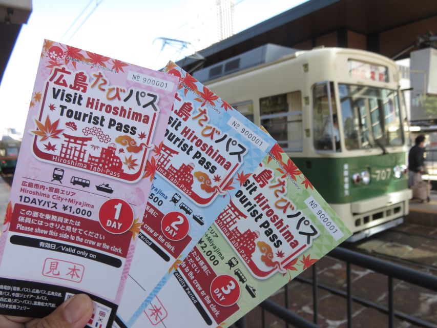 Hiroshima:Visit Tourist Pass(1, 2, 3day and 3day middlearea) - Reaching the Atomic Bomb Dome and Peace Memorial Park