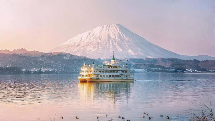 Hokkaido Seasonal: Lake Toya & Noboribetsu Jigokudani Valley - Lake Hill Farm for milk, ice cream, and snow