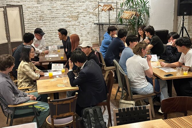 Japanese Speaking Experience Meet the locals Friend Cafe Shibuya - A social evening, not just a study session