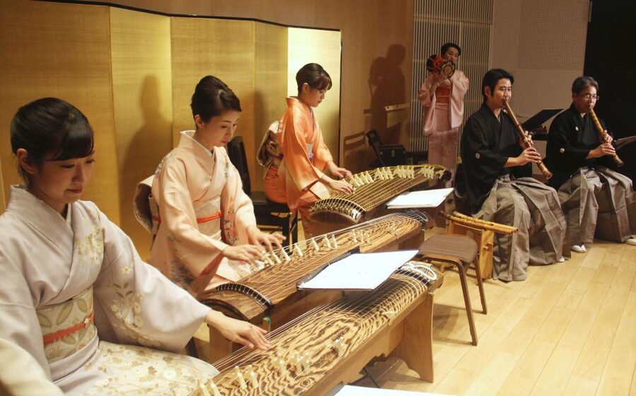 Japanese Traditional Music Show in Tokyo - Shakuhachi and taiko bring contrast to the room