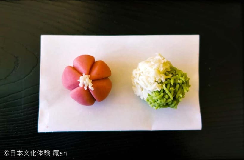 Japanese Traditional Sweets making - The 65-minute schedule at AN TOKYO