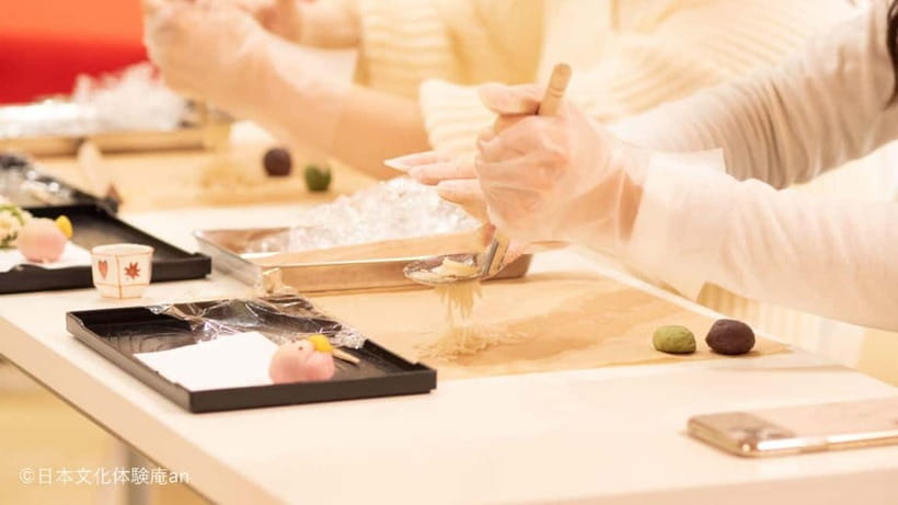 Japanese Traditional Sweets ''Nerikiri'' making - Turning Kyoto Bean Paste into Edible Art