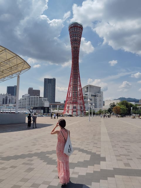 Kobe: Kobe City Highlights Guided Tour - Shrine, Port, Tower - Port Tower: the optional climb and the final view