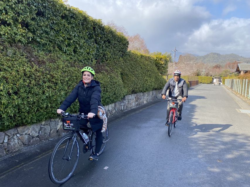 Kyoto: Afternoon Bamboo Forest and Monkey Park Bike Tour - Togetsukyo Bridge and the quieter ride back