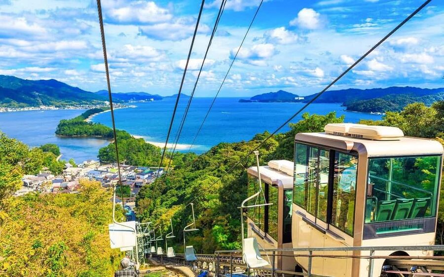 Kyoto Amanohashidate,Ine Bay Trip with Optional boat/Ropeway - Amanohashidate and the famous sandbar view