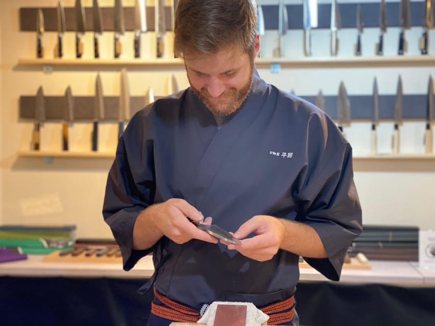 Kyoto: Beginner Knife Sharpening & Handle Fitting Workshop - Choosing between Santoku, Deba, and Yanagi