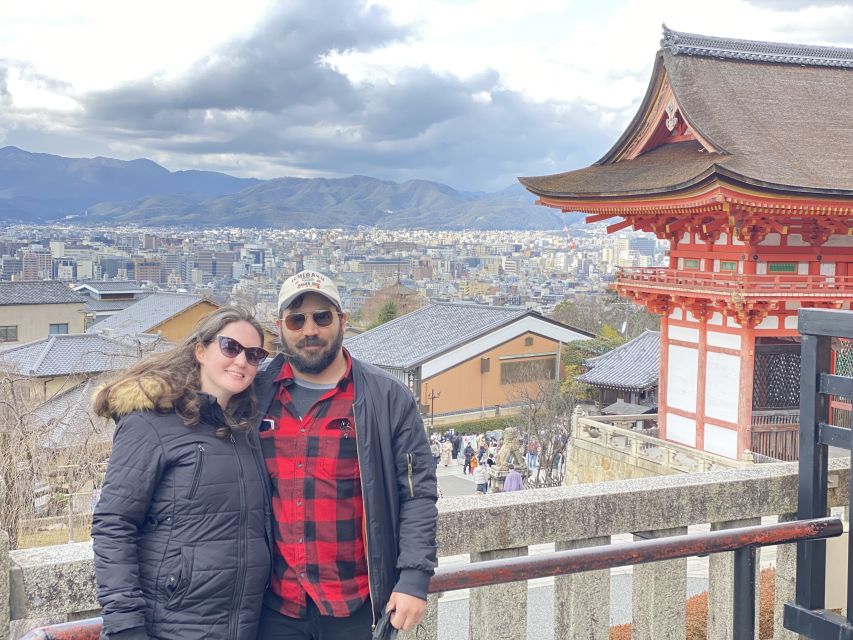 Kyoto: Full-Day City Highlights Bike Tour with Light Lunch - Kiyomizu-dera above the eastern hills