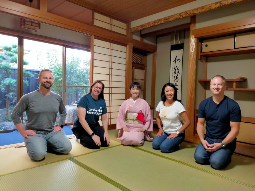 Kyoto Fushimiinari:Wagashi Making & Small Group Tea Ceremony - Making wagashi in the kitchen