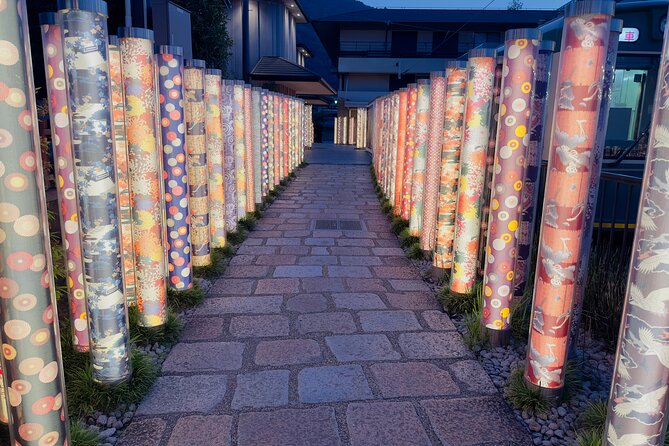Kyoto Ghost Tour: Dark Tales, Urban Legends, Bamboo Forest Night - Walking into the bamboo forest after dark