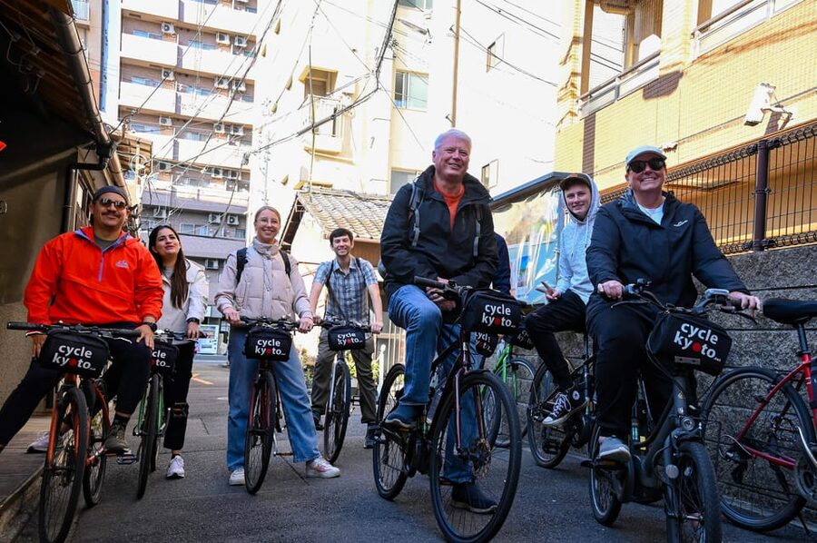 Kyoto: Half-day Guided Bike Tour with Fushimi Inari - Gion from the backstreets