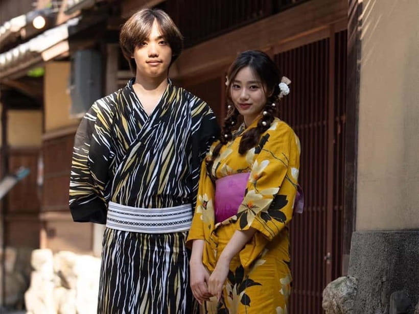 Kyoto Kimono Rental mimosa ｜Kimono/Yukata Rental Couple Plan - Optional extras and the real final price
