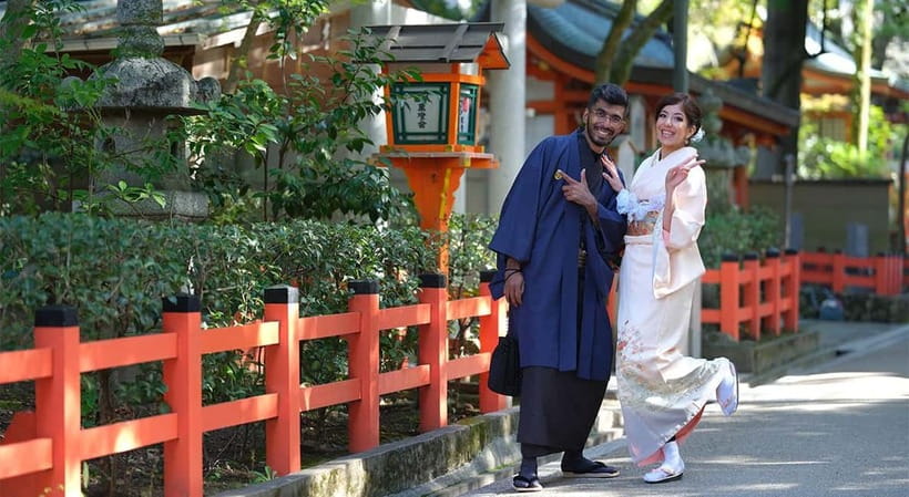 Kyoto Kimono Rental mimosa ｜Kimono/Yukata Rental Couple Plan - Weather, seasons, and comfort