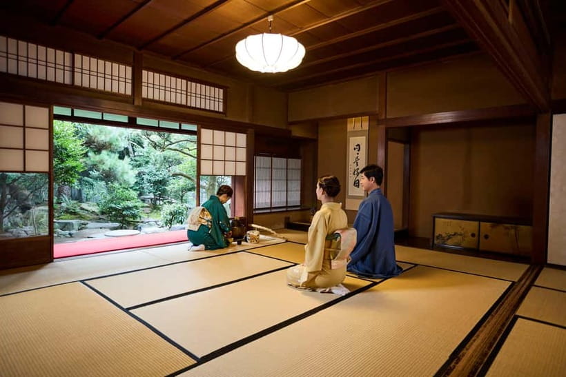 Kyoto: Kimono Tea Ceremony with Matcha and Sweet - Choosing a kimono before the tea begins