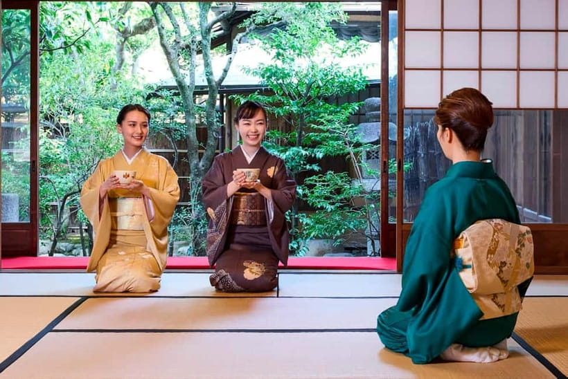 Kyoto: Kimono Tea Ceremony with Matcha and Sweet - Making a bowl of premium matcha yourself