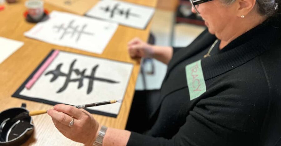 Kyoto: Local Home Visit and Japanese Calligraphy Class - What happens during the one-hour lesson