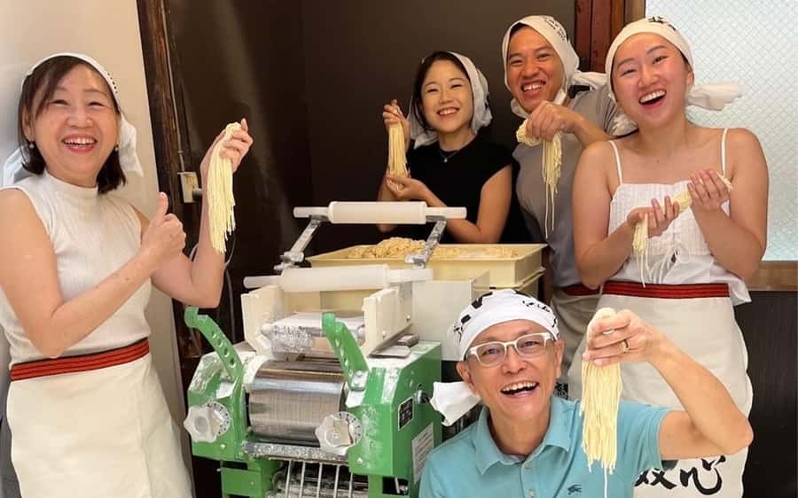 Kyoto Michelin Ramen Workshop or Painting Ramen Essentials - Painting a bowl or spoon before dinner