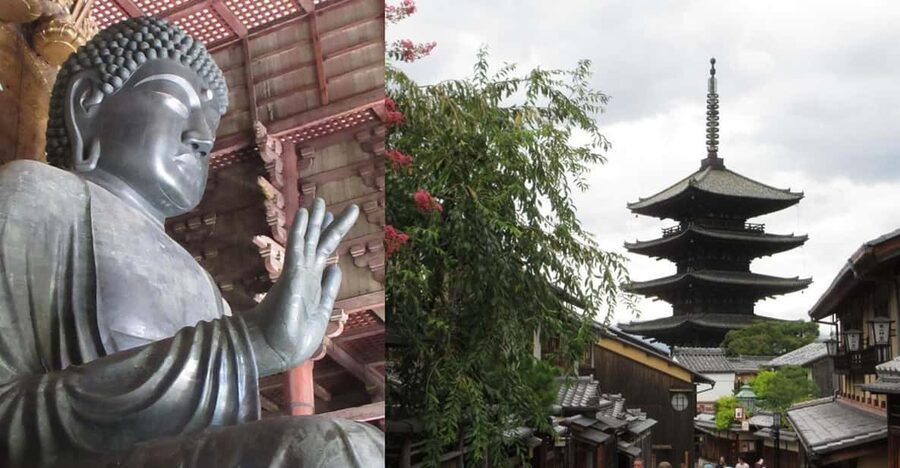 KYOTO-NARA: Giant Buddha Deer Pagoda "Geisya" (Italian, full day) - Key points at a glance