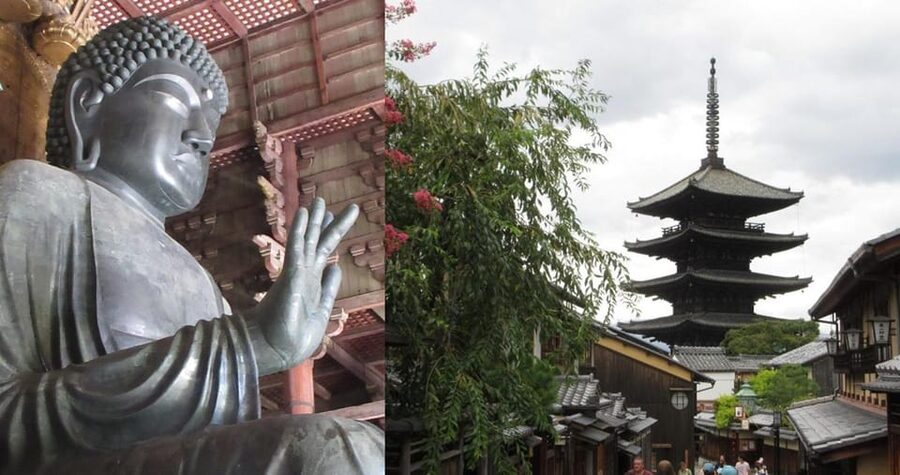 KYOTO-NARA: Giant Buddha Deer Pagoda "Geisya" (Italian, full day) - The 45-minute train ride to Nara