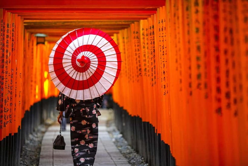 Kyoto/Osaka: Nara, Fushimi Inari Taisha, Arashiyama Bus Tour - Fushimi Inari Taisha and its vermilion tunnel