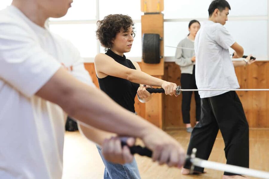 Kyoto: Samurai Sword & Kimono Action Filming Experience - Watching professional chambara actors at work