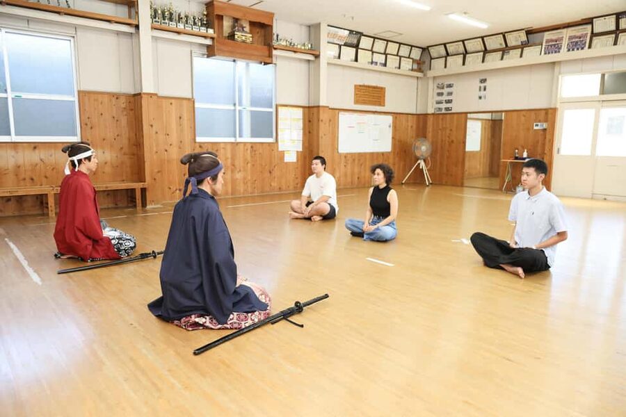 Kyoto: Samurai Sword & Kimono Action Filming Experience - Wearing the kimono before the action scene