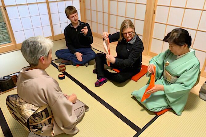 KYOTO Tea Ceremony with kimono near by Imamiya Jinjya Shrine - Location near Daitoku-ji and Imamiya Shrine