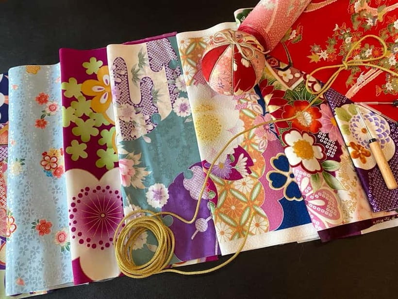 Kyoto: Traditional Kimono Fabric Handicrafts Workshop - Learning from May, Mae, Mei, or Mai